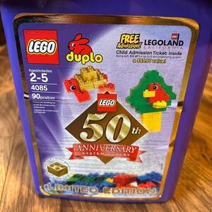 LEGO Duplo 50th Anniversary Limited Edition Set 83/90 Pcs Incomplete